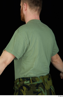 Victor army dressed green t shirt upper body 0004.jpg